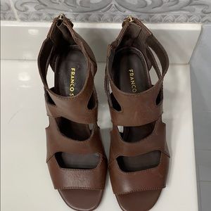 Franco Sarto Brown Heels